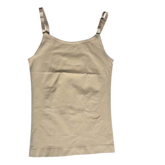 Empetua Scoop Neck Shaper Adjustable Strap Compression Cami Beige 2XL New - Picture 6 of 8